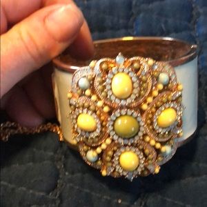 J crew enamel embellished cuff